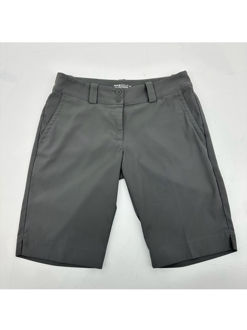 Nike Golf Dri-Fit Performance Shorts Gray Size 4 Stretch Athletic - Picture 10 of 10